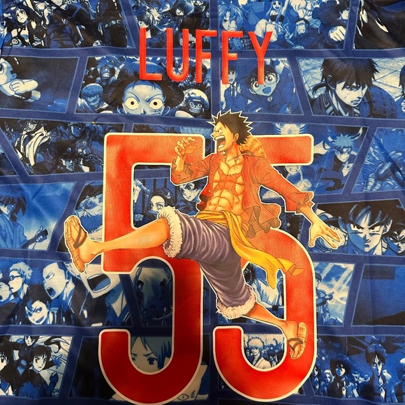 One piece anime inspired Japan special kit. Monkey D Luffy soccer jersey​ - Picture 3 of 4